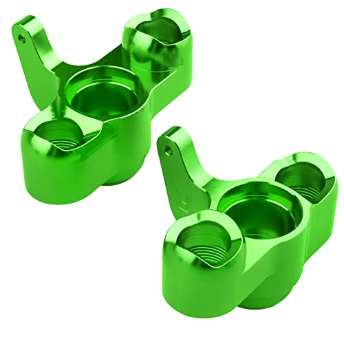 Aluminum Front Steering Blocks Steering Knuckle for Arrma 1/8 Kraton/Outcast/Notorious 6S BLX Upgrades Parts,Replace AR330505 (Green) - color: Green