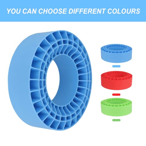 HobbyPark 2.2" Silicone Tire Inserts Soft, Fits 132-134mm 5.25" OD Crawler Tires, Replaces Foam Inserts, 4‑Pack, Waterproof, Good Traction & Sidewall Support for 1/10 RC Crawlers, 125×45mm (Blue) - color: Blue