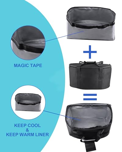 Upgraded Rear Trunk Storage Organizer Bag, Removable Waterproof Frunk Liner with Insulated Cooler Compartment for Can-Am Spyder RT RT-L RT-S 2020-2026 Accessories