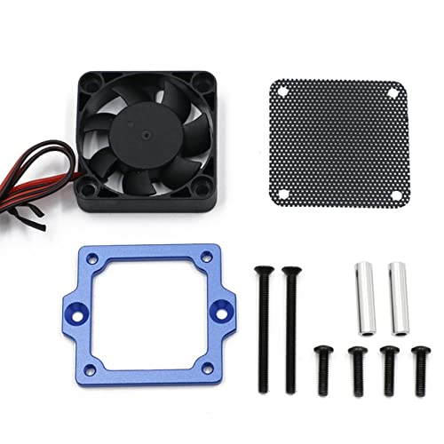 Metal ESC Cooling Fan Kit for TRAXXAS Trx4 Trx6 for Land Rover Defender for Ford 1/10 RC Car Accessory