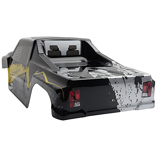 PX9200-02 RC Car Shell Body Cover Accessories Spare Parts for 1:10 9200 9200E 9201E 9205E 9206E Trucks 200E 210E Brushless RC Cars(Yellow)
