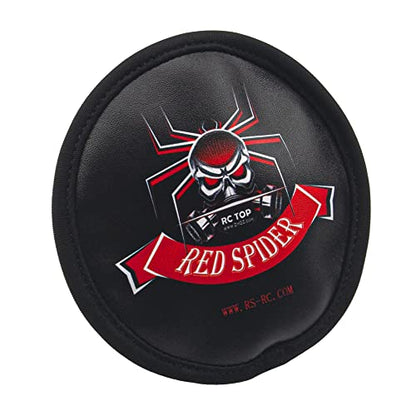 1/10 RC Simulation Leather Spare Tires Cover Accessories Compatible with Traxxas TRX-4 Tamiya CC01 Axial SCX10 Wraith D90 Redcat HSP 1/10 RC Crawler Truck (Red Spider) - style: Red Spider