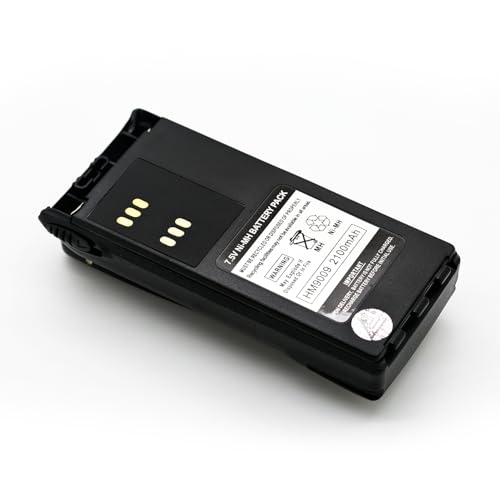 ExpertPower® 7.2V 2100mAh NiMH Battery for Motorola HNN9008, HNN9009, HNN9008AR | Compatible with HT750, HT1250, GP328, MTX850, PRO5150, PR860, and More | High-Capacity Radio Battery - size: HNN-9009