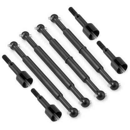 RC Vehicles Parts for Tamiya for Hotshot 58391 4WD 1/10 for Buggy Truck Parts Steel Front and Rear CVD Drive Shaft Dogbones and Cup rc Car Modified Accessories(1 Set (8pcs)) - size: 1 Set (8pcs)