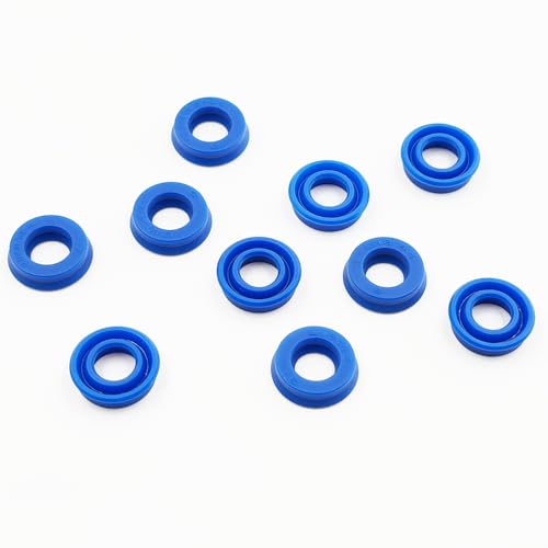 10PCS RC Boat Drive Shaft Sealing Ring Motor Shaft Waterproof Seal Gasket for RC Boat Ship DIY Model Toy Shaft Sealing Parts (8x14x4mm) - style: 8x14x4mm