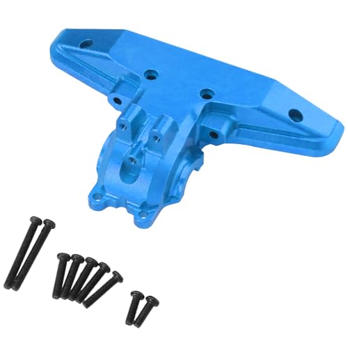 6061 Aluminum Rear Gearbox Housing Differential Case Upgrade for SCY 16101 16102 for jjrc Q130A 1/16 RC Buggy Parts (Blue) - color: Blue