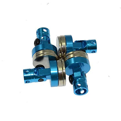 Replacement Part For 4PCS Aluminum Alloy Magnetic Stealth Invisible Body Post Mount For SCX10 - (Color: Blue) - color: Blue