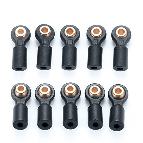 10PCS M2 Plastic Tie Rod End Ball Joint Link Ball Head Holder, #B | For 1/10 Axial SCX10 90046 90047 TRX4, RC Crawler Car - color: #B