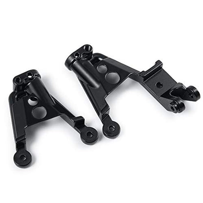 4PCS Aluminum Rear/Front Shock Tower Shock Hoops for Axial SCX10 II 90046 90047 1/10 Scale Crawlers Truck Car Upgrade