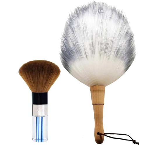 Car Interior Dusting Brush Auto Dust Sweeping Soft Bristles Detail Brush Dashboard Mini Duster Interior Cleaning Brush Tool for Car Seat,Vent,Dash Microfiber Detailing Brushes Supplies 2PCS - color: Style 3 (Blue Medium Brush + Wool Duster)