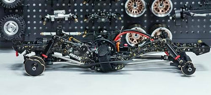 MEUS RACING Gold Rush V2 Carbon Fiber LCG Chassis Kit for Axial SCX10 SCX10 II Capra 1.9 UTB and Other DIY Builds 1/10 RC Crawler Upgardes Parts