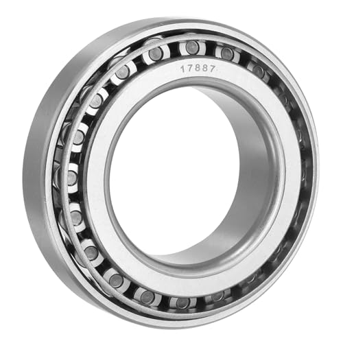 uxcell 17887/31 Tapered Roller Bearing Cone and Cup Set, 1.77" Bore x 3.15" OD x 0.83" Thick, Chrome Steel Taper Bearing Set, ABEC-3 - size: 17887/31