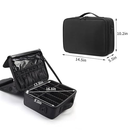 RC Storage Bag: Stores Transmitter, Batteries, Tools & Parts, Portable Carry Bag with Adjustable Internal Space (14.5 * 10.3 * 5.5in)