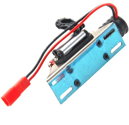 RC Crawler Winch w/Steel Wire Compatible with Traxxas TRX4 Axial SCX10 90046 RC4WD D90 Redcat Gen8 1/10 RC Crawler Car Option Part (Red) - color: Red