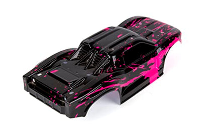 Custom Body Muddy Hot Pink Style Compatible for ARRMA VORTEKS 3S 4x4 4x2 BLX 1/10 Stadium Truck(V-P-01) - color: Hot Pink