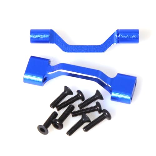 Aluminum Side Panel Crossbar RC Upgraded Parts for LOSI 1/18 Mini LMT 4X4 Brushed Monster Truck RTR-LOS01026 RC Car, Blue - color: Blue Crossbar