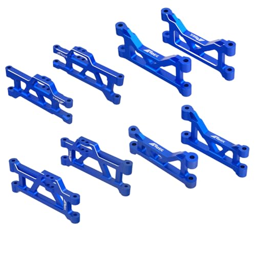 Alum Front Rear Suspension a Arm Kit for 1/16 Mini Maxx 4WD RTR RC Car Truck 107154-1 Upgrades Part Black
