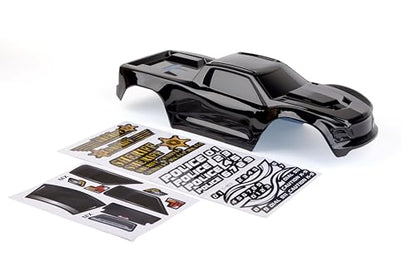 Custom Body Compatible for V2 Maxx WideMaxx 1/10 4X4 4WD Truck Shell Cover (Police Black) - color: Police Black