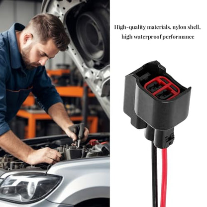 Zpana 4PCS Car Fuel Injector Connector Pigtail, Vehicle Engine Fuel Injector Wiring Harness Connector Plug, Automotive Replacement Accessories, Replace OEM# 5013995AA 5161919AA - size: 4PCS/Set