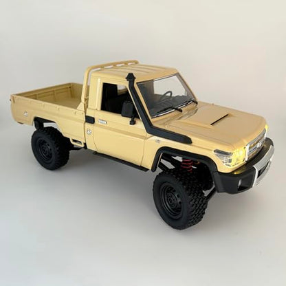 RC Truck 1/12 RC Rock Crawler 4x4 Toyota Land Cruiser All Terrain RTR | Remote Control Crawler Pickup Off Road 2.4GHz 280 Motor Proportional Throttle Steering for Adult MN-82