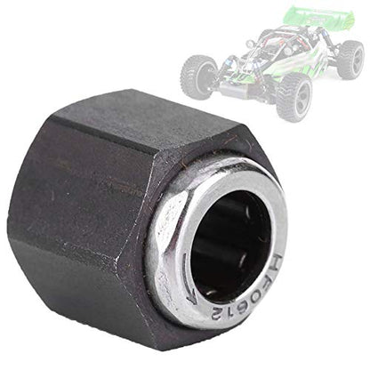 Jovenn Hex Nut One Way Bearing, 1/10 Engine Bearing, 6mm Hex Nut Outdoor for Vertex VX SH RC Car 16 18 21 1/8 1/10 Nitro Engine(T10045 12MM)