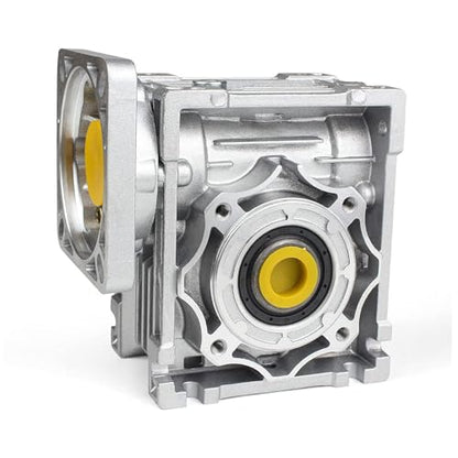 NMRV040 Worm Gear Gearbox Ratio 15:1,18mm Output Shaft,RV40 NMRV-040 Metal Gearheads Worm Gear Reducer for Nema34 Stepper Motor/Servo Motor