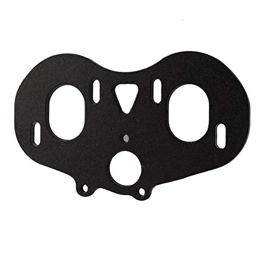 1set Aluminum Dual Motor Mount for Axial SCX10 Honcho 1/10 RC Crawler Car Black