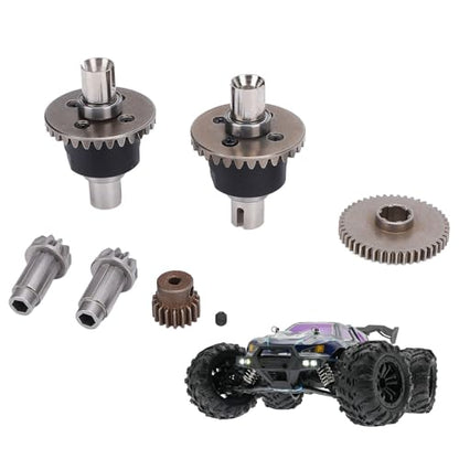 RC Differential Gear Set, Metal Diff Drive Gear Wheel Set for SCY 16101 16102 16103
