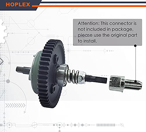 Steel 6878 Differential Gear Complete Slipper Clutch for Traxxas Slash | 32P 15T/17T/19T Pinions Gear Set High Strength Wear Resistant for Traxxas Slash 4X4/ Stampede 4X4 / Rustler 4X4