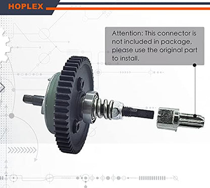 Steel 6878 Differential Gear Complete Slipper Clutch for Traxxas Slash | 32P 15T/17T/19T Pinions Gear Set High Strength Wear Resistant for Traxxas Slash 4X4/ Stampede 4X4 / Rustler 4X4