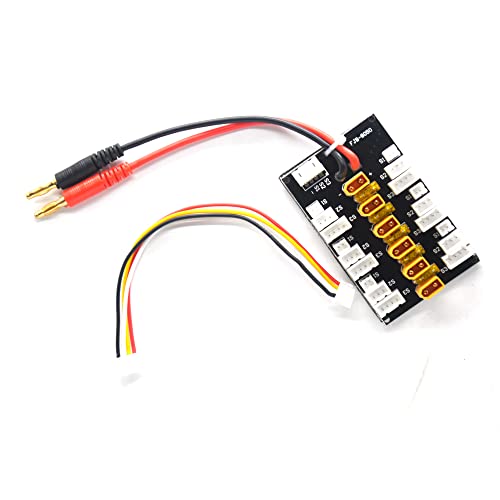 Upgraded XT30 Parallel Charging Board for 1S 2S 3S LiPo Batteries Compatible with XT30 JST JST-PH 2.0 Connector LiPo Batteries