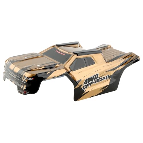 H14BM RC Car Car Shell Body Shell Cover 1430D2 Accessories Spare Parts for 1/14 Scale H14BM 14210 JC14EP HP141 HP141S 1:14 Brushless RC Trucks Vehicle (Gold) - color: Gold
