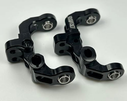 CNC RC10B7 Aluminum Caster Block Black for Team associated B7 B7D