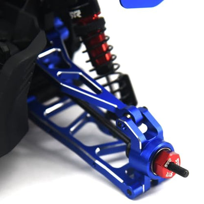 Aluminum Rear Hub Knuckle Arm for ARRMA Mini Kraton 1/16 RC Car, Upgrade Replacement Parts, (Blue Rear Hub/Knuckle Arm) - color: Blue Rear Hub/Knuckle Arm