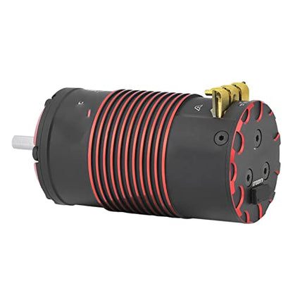 4274 V2 Brushless Sensored Motor, 4 Pole, High for 1/8 On Road RC Car, ABEC5 Bearing, CNC Machined Heatsink, Explosion Proof Rotor, Waterproof Design (1950kv)