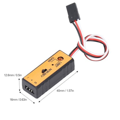 Eujgoov RC Car Gyroscope Mini Stabilizer ABS Material High Stability Control for Drift Cars and Boats