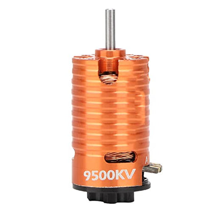 Brushless Motor, High Performance 9500KV Sensored RC Motor 2-Pole Shaft for 1/24 1/28 Scale RC Model Cars Racing Enthusiasts and Hobbyists
