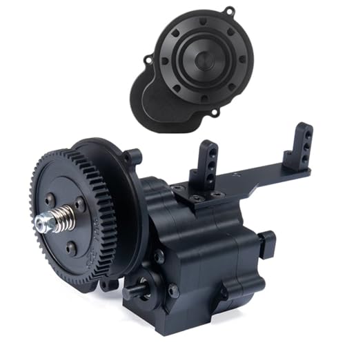 RC Crawlers Spare Parts For Axial For Wraith 90018 90053 90048 1/10 CNC Alloy Chassis Gearbox Center Transmission Case 2 Speeds Protective Cover(1 set) - color: 1 set