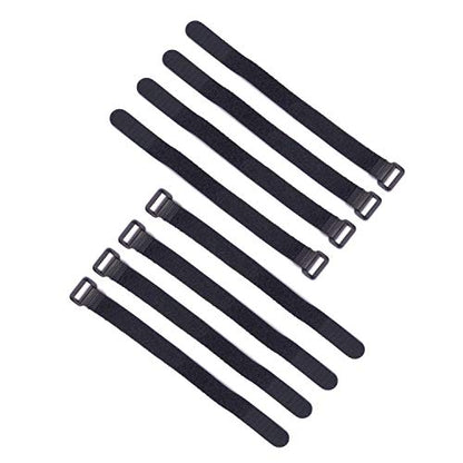 RC Lipo Battery Straps 20mm x 250mm Non-Slip Rubberized Battery Tie Down Straps for RC Drone Boat Car(8Pcs)