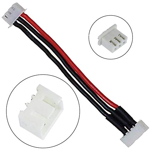 JST-XH 2S Balance Plug Extension Lead Wire 200mm 10 PCS for LiPo Battery Balance Charging 22AWG Silicone