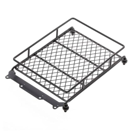 VICASKY Car Roof Luggage Carrier Rack for Rc Crawler Durable Black Metal Storage Bracket for Cargo and Accessories Lightweight Design for Easy Installation