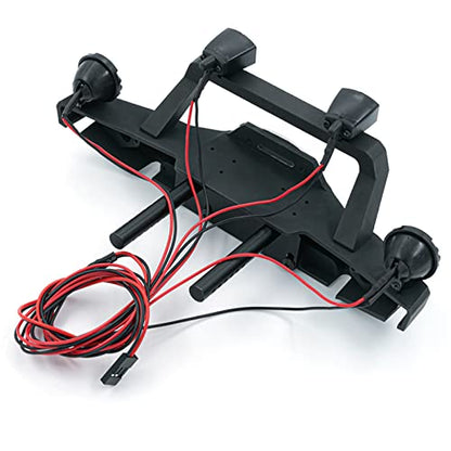 GoolRC RC Car Front Bumper RC Climbing Car Metal Front Bumper Compatible with 1/10 TRX4 Axial SCX10 90046 SCX10 III AXI03007 AXI03003 RC Car Accessory Parts