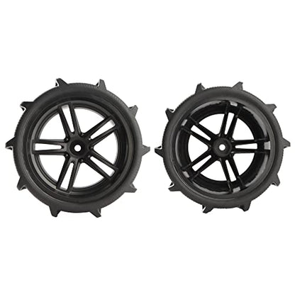 1/10 RC Paddle Tires Wheels 12mm Hex Snow Grass Tyer PX9200-29A for High Speed 9125 X07 X08 X17 RC Cars 9201E 9205E 9206E 200E 201E RZ001G-A 104009 2995 Trucks(4 Pieces) - color: 4pcs, size: 1:10