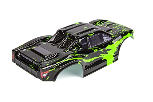 Custom Body Muddy Green Compatible for ARRMA VORTEKS 3S 4x4 4x2 BLX 1/10 Stadium Truck(V-BG-01) - color: Green