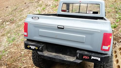 Bumper/Window Decals for RC Scale cralwer Accessory - 2 Styles - Heavy/Death Metal Bands - for: Axial SCX10 II RC4WD Redcat Gen8 TRX4 Vanquish VS4-10 Stickers (Heavy Metal Bands - 90pc Set) - color: Heavy Metal Bands - 90pc Set