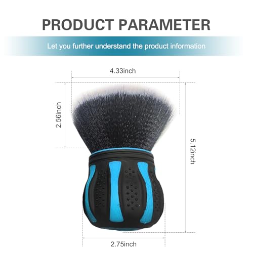 Car Detailing Brush, Ball-Shaped Cleaning Brush with Ultra Soft Dense Bristles, Non-Slip Handle and Storage Rack Design, Universal Multi-Purpose Gap Cleaner for Car Home Office (Blue) - color: Blue