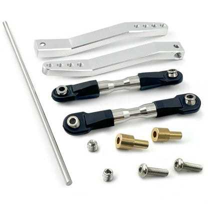 Metal Rear Sway Bar Anti-Roll Kit for 1/10 RC Rock Crawler - color: Silver