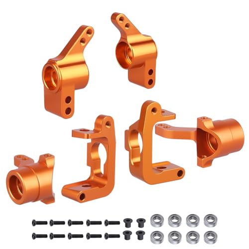 Hobbypark Aluminum Front Knuckle Base C Hub Rear Hub Carrier Set (L/R)(Al.) for RC HPI WR8 Flux Bullet ST MT 3.0 Ken Block Upgrade Parts