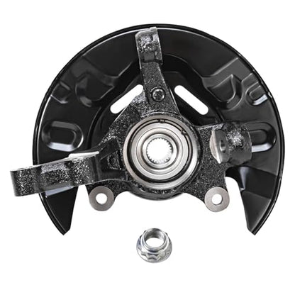 Detroit Axle - Front 4pc Steering Knuckles Kit for 03-08 Toyota Matrix, 2 | Steering Knuckles & Wheel Bearing Hubs 2 Outer Tie Rods 2003 2004 2005 2006 2007 2008 [4-Wheel ABS] Replacement - size: 4SU50495/Kit