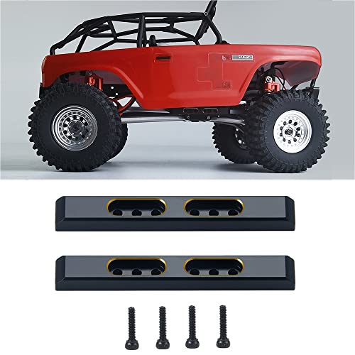 2Pcs Brass Boulder Bars for 1/24 Axial SCX24 AXI90081 AXI00001 AXI00002 AXI00005 AXI00006 Girder Strengthen RC Car - color: Brass Boulder Bars